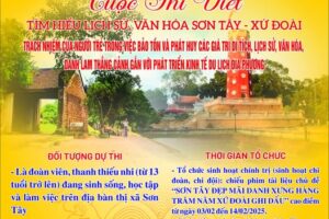 Sơn Tây phát động cuộc thi Tìm hiểu lịch sử, văn hóa Sơn Tây – xứ Đoài