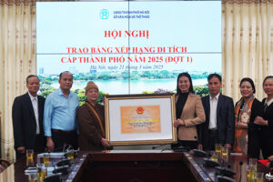 Hà Nội trao bằng xếp hạng di tích cấp thành phố đợt 1 năm 2025