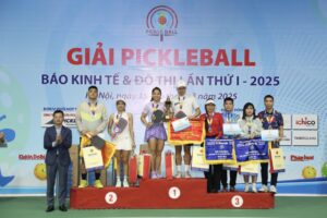 Bế mạc Giải pickleball Báo Kinh tế và Đô thị lần thứ I – 2025