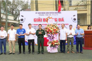 Huyện Hoài Đức tổ chức giải bóng đá giao hữu tranh Cúp Tứ hùng năm 2025