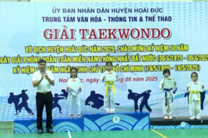 Giải Taekwondo vô địch huyện Hoài Đức năm 2025