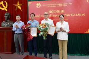 Công bố các Quyết định về công tác cán bộ