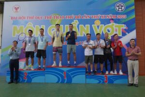 Trao Giải quần vợt Đại hội Thể dục thể thao Thủ đô lần thứ XI