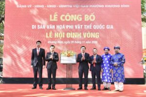 Lễ công bố Di sản văn hóa phi vật thể Quốc gia – lễ hội truyền thống đình Vòng