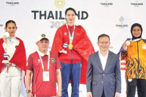 Karate Việt Nam ba lần liên tiếp  đứng đầu SEA Games