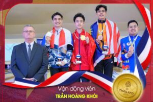 Trần Hoàng Khôi và tấm Huy chương Vàng lịch sử cho Bowling Việt Nam tại SEA Games 33