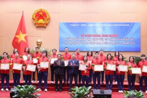 Hà Nội tuyên dương, khen thưởng huấn luyện viên, vận động viên có thành tích cao tại SEA Games 33