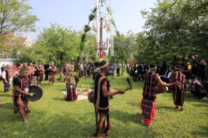 Tái hiện không gian lễ hội truyền thống các vùng miền trong thời khắc “Chào năm mới 2026”