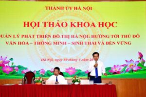 Hướng tới Thủ đô văn hóa – thông minh – sinh thái và bền vững