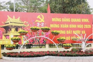 Phường Dương Nội tươi mới diện mạo đô thị, rộn ràng đón Xuân Bính Ngọ 2026 và sự kiện chính trị trọng đại