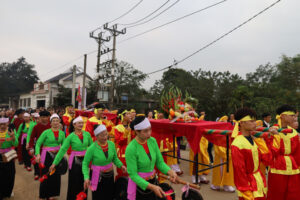 Khai hội xuân Đền Mẫu Hoàng: Giữ gìn truyền thống, lan tỏa giá trị văn hóa quê hương