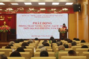 Phường Bạch Mai phát động phong trào “Sáng – xanh – sạch – đẹp”