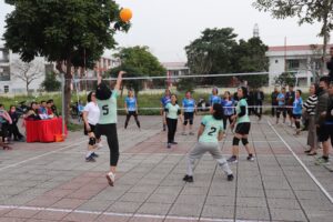 Sôi nổi Giải Bóng chuyền hơi, Cầu lông chào Xuân tại xã Thuận An