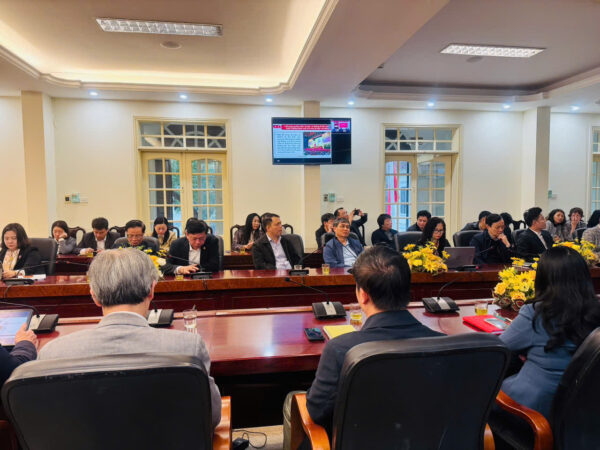 Điểm cầu Sở Văn hóa và Thể thao Hà Nội.