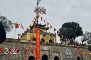 Phong tục Tết: Lễ Thướng tiêu (Lễ dựng cây nêu)