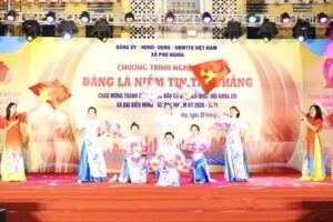 Xã Phú Nghĩa: Chương trình nghệ thuật “Đảng là niềm tin tất thắng” khơi dậy niềm tin, lan tỏa khí thế từ thành công cuộc bầu cử