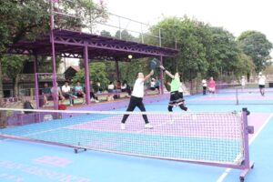 Sôi nổi Giải Pickleball cán bộ, công nhân viên chức xã Hòa Lạc năm 2026