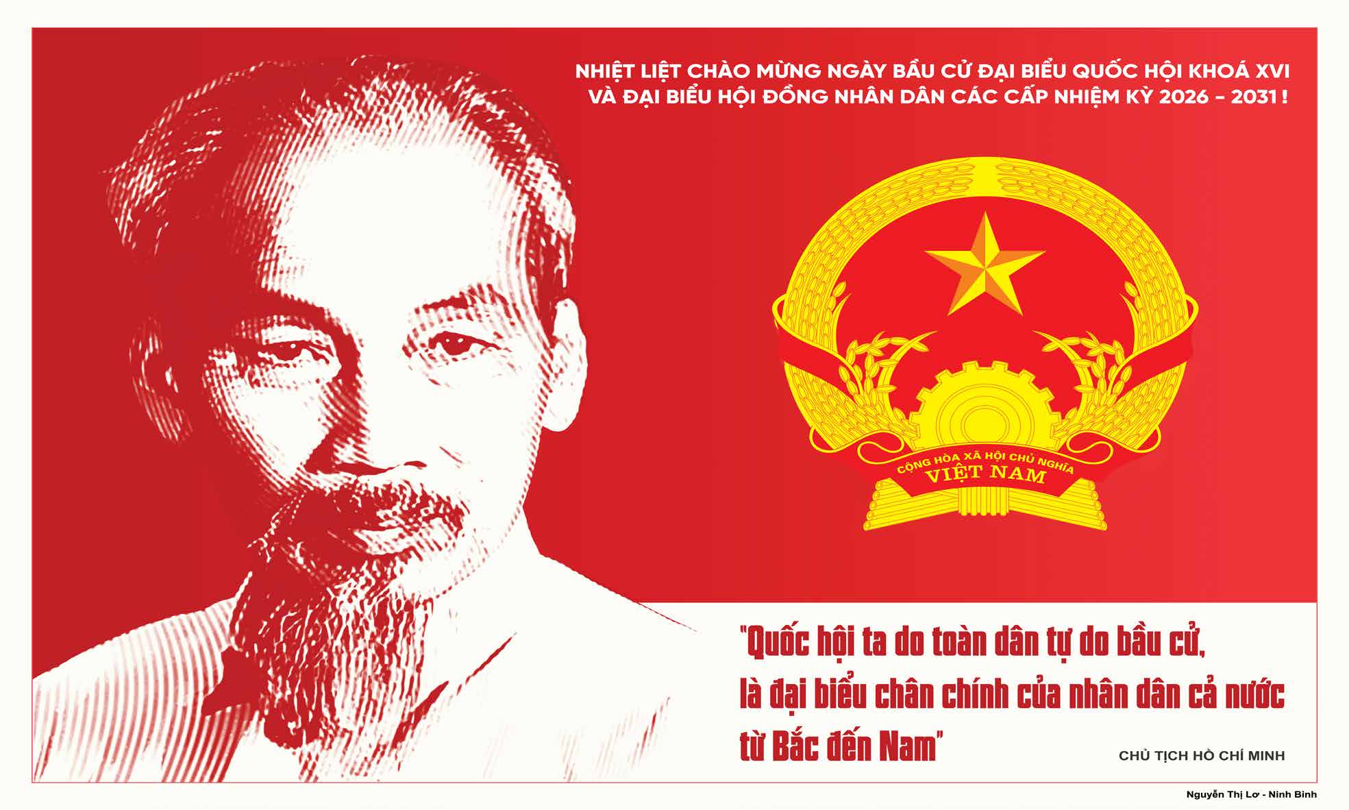 Nhiệt liệt chào mừng Ngày bầu cử đại biểu Quốc hội khóa XVI và bầu cử HĐND các cấp nhiệm kỳ 2026-2031!