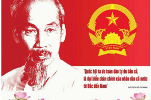 Phường Ô Chợ Dừa đẩy mạnh công tác tuyên truyền cổ động trực quan chào mừng bầu cử