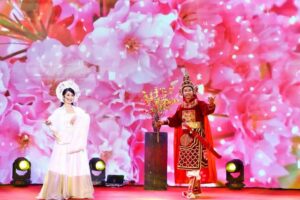 Nhà hát Cải lương Hà Nội biểu diễn phục vụ Nhân dân chào mừng cuộc bầu cử