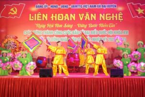 Xã Đại Xuyên tổ chức chương trình nghệ thuật Ngày hội  non sông – Vững bước niềm tin