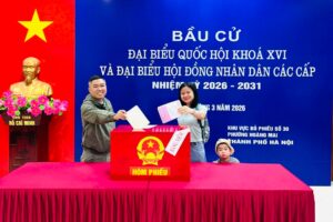 Tính đến 22h ngày 15/3: 99,54% cử tri Hà Nội đã tham gia bầu cử