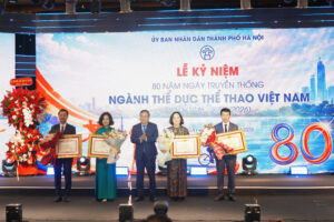 Hà Nội: Lễ mít tinh kỷ niệm 80 năm Ngày truyền thống ngành Thể dục thể thao Việt Nam