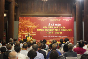 Kỷ niệm 680 năm ngày mất Trạng nguyên Mạc Đĩnh Chi, tôn vinh truyền thống hiếu học Việt Nam