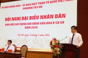 Phường Tây Hồ phát huy dân chủ, xây dựng đời sống văn hóa từ cơ sở