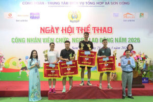 Xã Sơn Đồng tổ chức Ngày hội thể thao cán bộ, công chức, viên chức, người lao động năm 2026