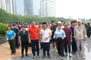 Phường Thanh Xuân tổ chức Ngày chạy Olympic vì sức khỏe toàn dân và phát động thành lập các CLB thể thao tại khu dân cư