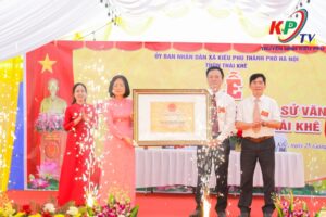 Xã Kiều Phú tổ chức Lễ đón nhận Di tích lịch sử – văn hóa cấp thành phố Chùa Thiền Quang