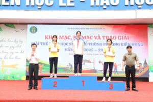 Gần 300 học sinh tham gia Giải thể thao phường Kiến Hưng năm học 2025 – 2026