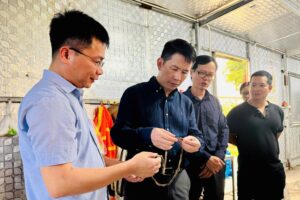 Khảo sát thực địa di chỉ khảo cổ Vườn Chuối tại xã Hoài Đức