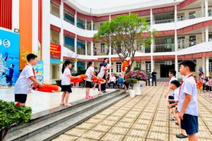 Phường Hoàng Mai tuyên truyền phòng, chống đuối nước cho học sinh