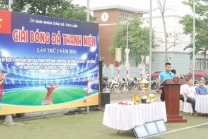 Sôi nổi Giải bóng đá thanh niên xã Thư Lâm lần thứ I năm 2026