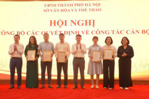 Công bố các Quyết định về công tác cán bộ