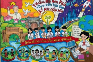 Sôi nổi Hội thi vẽ tranh dành cho thiếu nhi xã Hòa Phú năm 2026