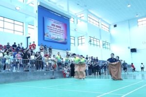 Gần 200 vận động viên tham gia Hội khỏe Công nhân, viên chức, người lao động phường Chương Mỹ