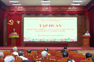 Thạch Thất bồi dưỡng nghiệp vụ quản lý, tu bổ di tích và tổ chức lễ hội năm 2026