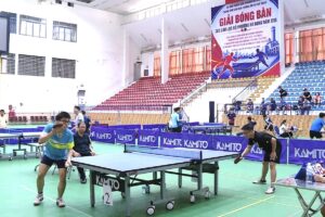 Sôi nổi Giải Bóng bàn các câu lạc bộ phường Hà Đông năm 2026