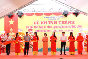 Khánh thành công trình tu bổ, tôn tạo đình Hương Vĩnh (xã Hát Môn)