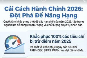 Phấn đấu nâng điểm và xếp hạng Chỉ số CCHC