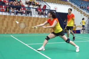 Gần 400 VĐV tranh tài Giải cầu lông gia đình thành phố Hà Nội năm 2026