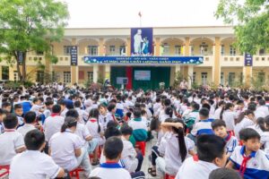 Xã Ứng Thiên: Hơn 900 học sinh được tuyên truyền phòng, chống đuối nước, tai nạn thương tích