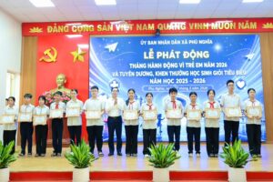 Nhiều hoạt động thiết thực hưởng ứng Tháng hành động vì trẻ em tại xã Phú Nghĩa