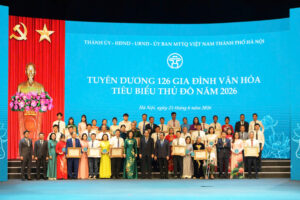Tuyên dương 126 gia đình văn hóa tiêu biểu Thủ đô năm 2026