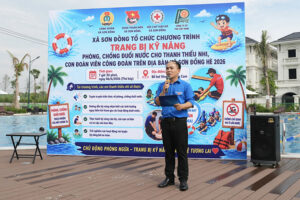 Xã Sơn Đồng tổ chức chương trình trang bị kỹ năng phòng, chống đuối nước cho thanh, thiếu nhi hè năm 2026