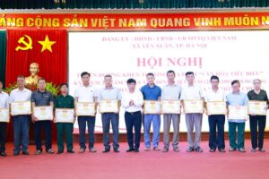 Xã Yên Xuân tôn vinh 48 Gia đình văn hóa tiêu biểu