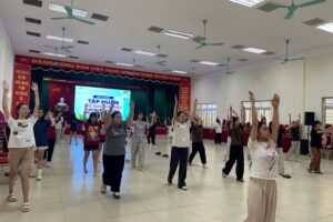 Tập huấn nội dung Thể dục nhịp điệu thiếu niên, nhi đồng hè 2026